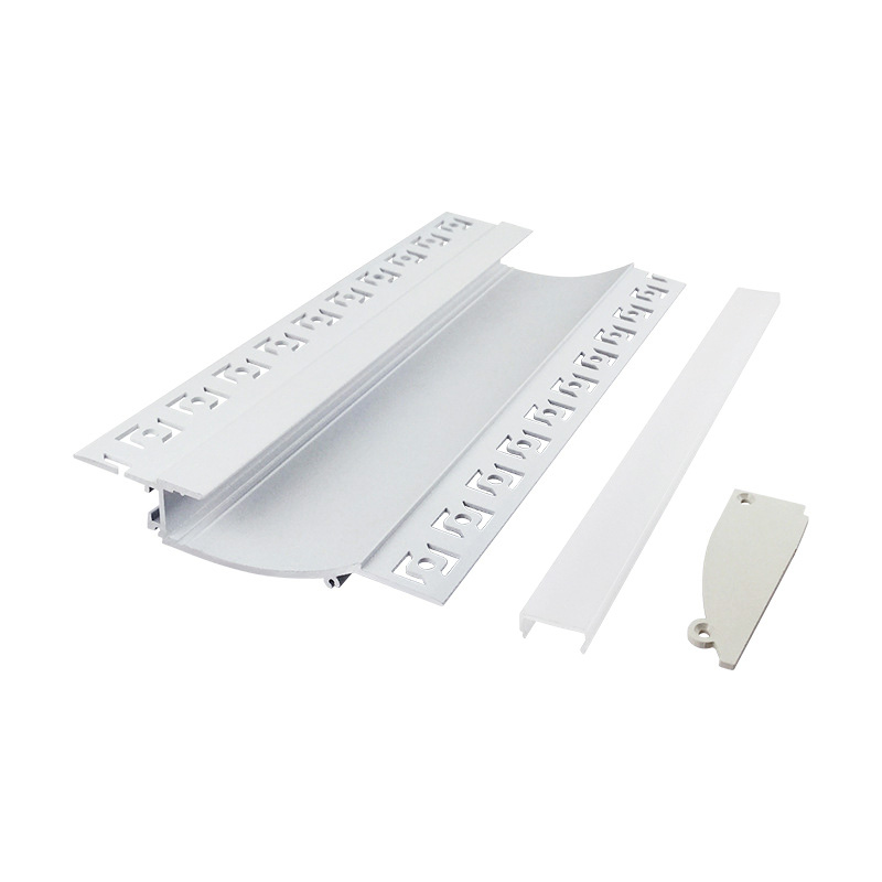 Waist Line Linear In Wall Stair Lighting Aluminum 12mm LED Profile White Waist Line Linear In Wall Stair Lighting Aluminum 12mm LED Profile White
